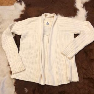 Aerie Size L Cream Cardigan